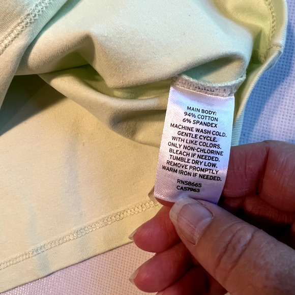 BP Womens Halter Top Sleeveless Crop Top Tie Neck Lime Green Plus‎ Size 3X - Picture 3 of 9